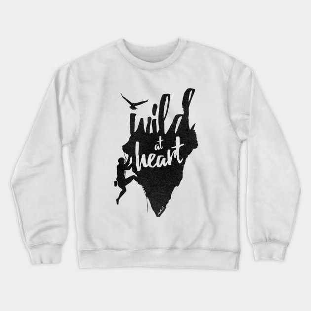 Wild at Heart Crewneck Sweatshirt by cloudlanddesigns